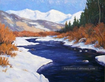 yxf009bE impressionnisme paysage rivière Peinture à l'huile